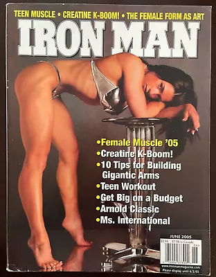 IRON MAN June 2005  Female Muscle - Ms. International – Arnold Classic • $6