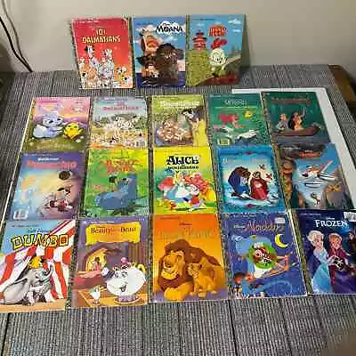 Vintage Disney Little Golden Book Lot Of 18 Books Pinocchio Lion King Dumbo • $34.99