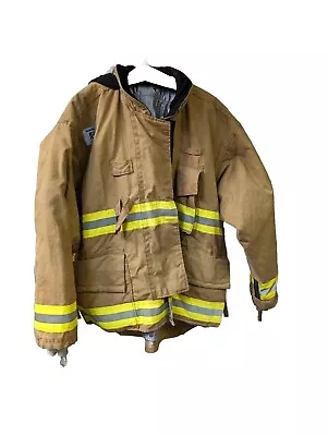 Firefighter Honeywell Morning Pride Turnout Bunker Coat Black 60 X 39 X 32 • $349.99