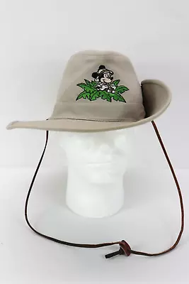 Vintage Walt Disney World Mickey Mouse Animal Kingdom Safari Hat Adult XL • $25