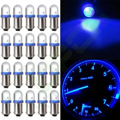 20X BA9S 1815 1891 Xenon Blue LED Dashboard Panel Indicator Light Bulbs Bayonet • $8.99