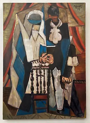 Pablo Picasso (Handmade) Oil Painting On Canvas Signed & Stamped 50 X 70 Cm • $1099