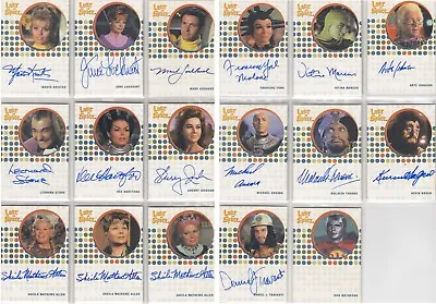 The Complete Lost In Space Auto Autograph Card Selection Rittenhouse Archives • £19.99