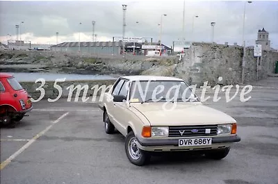 FORD CORTINA CAR DVR686T HOLYHEAD DOCKS 35mm NEGATIVE+COPYRIGHT • £2