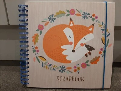 £4.99 • Buy WHSmith Bramblewood Sleepy Fox Scrapbook Album 24 Leaves Spiral Bound Hardback