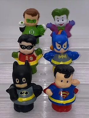$19.95 • Buy FP Little People Super Heroes Joker Green Lantern Batman Batgirl Robin Superman