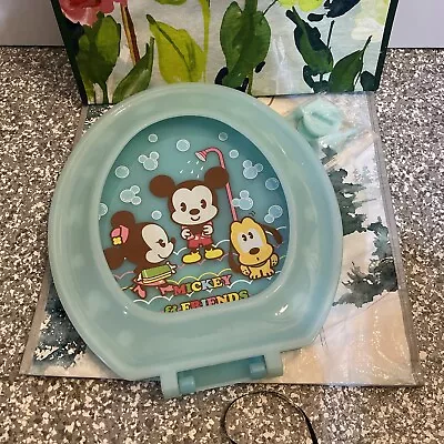 NEW Disney Mickey Minnie Mouse Pluto Bath Toilet Seat Lid Cover • $30