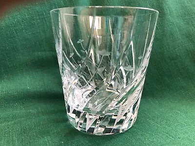 Mikasa English Garden Old Fashioned Glass Tumbler Swirls Flowers • $25