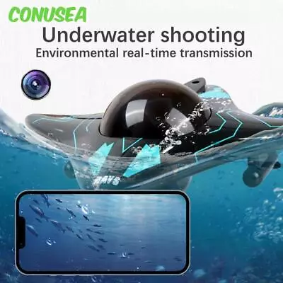 6ch Rc Boat Submarine With Camera Underwater Remote Control Wifi Fpv Remote • $25.99