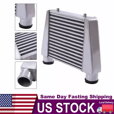 Universal Intercooler Turbo Front Mount 2.5  Inlet/Outlet Same One Side Aluminum • $94