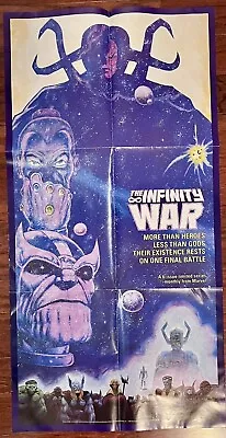 Infinity War Promo Poster 1992  16 1/2  X 32” • $14.50