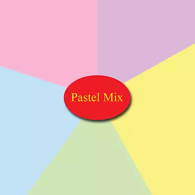  Craft Card  - Pastel Colours - 160g A4 Assorted Pastel Colours - 40 Sheets Pack • £5.40