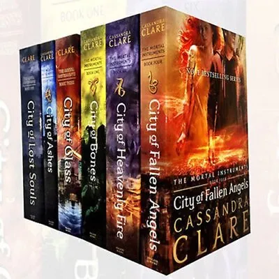 MORTAL INSTRUMENTS SERIES COLLECTION 6 BOOKS SET BY By Cassandra Clare EXCELLENT • $113.95