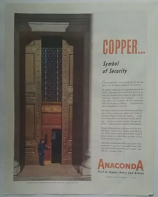 1950 American Anaconda Copper & Brass Co National Art Gallery DC Ad • $9.99