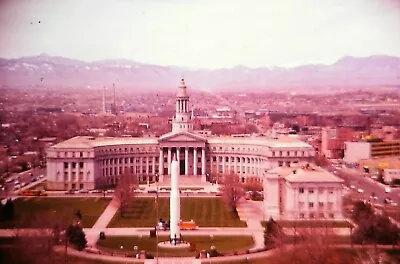 1959 35mm Slide Titan Missile Rocket In Front Of The Colorado Capitol Building • $19.95