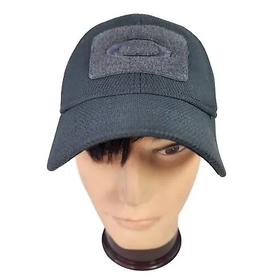 Oakley Si Cap Gray A-flex Baseball Elite Logo Size S/M Cotton Fitted Cap Hat  • $21.80