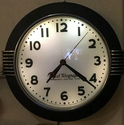 Postal Telegraph Lighted Clock...... FACE ONLY • $169