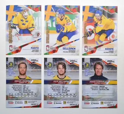 2021 BY Cards IIHF World Championship Team Sweden Pick A Card • $1.99