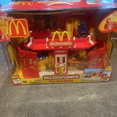 VINTAGE 2003 McDonalds Play Restaurant Playset Drive Thru & Family Ronald New • $249.99