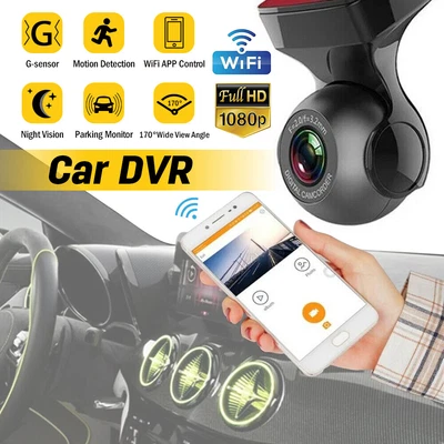 $39.89 • Buy 1080P Wifi Car Dash Camera Video Recorder Parking Monitor Night Vision Dash Cam