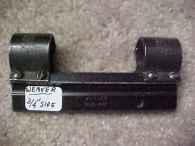 Weaver Detachable Side Scope Mount With 3/4  Rings • $33