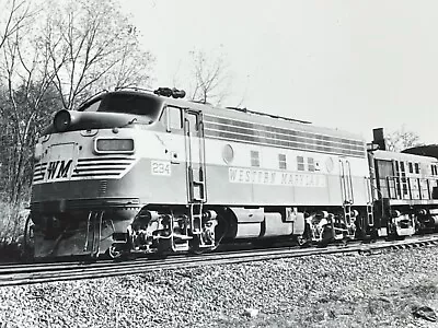 DH) Artistic Photograph 1974 Western Maryland Railroad Train Engine 234 • $14.50