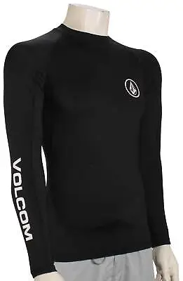 Volcom Lido Solid LS Rash Guard - Original Black - New • $37.95