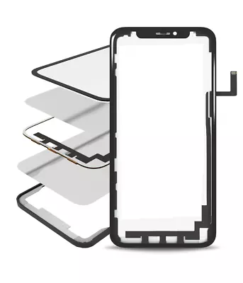 $34.28 • Buy 4in1 With Frame (Front Glass/Long Touch/OCA Pre-Installed) For IPhone 11 Pro