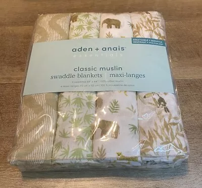 Aden + Anais Essentials Muslin Swaddle Blankets - 4pk • $35