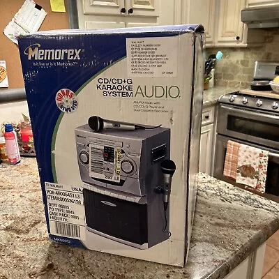 NIB Memorex MKS5012 Karaoke Party Machine W/2 Microphones NEW IN BOX • $500