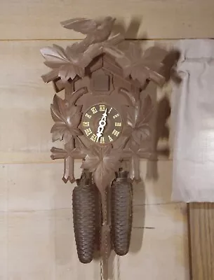 SCHATZ 8 Day CUCKOO Clock GERMAN Coo Coo MADE In GERMANY For Repair • $49.99