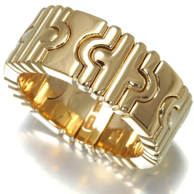$1807.09 • Buy Auth BVLGARI Ring Parentesi US5.5-5.75 18K 750 Yellow Gold