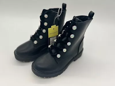 Girls' Zara Combat Boots Black - Art Class • $29.99