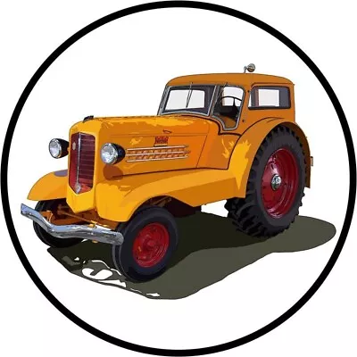 Minneapolis Moline UDLX Tractor NEW Sign: 18  Dia. Round USA STEEL XL- 4 LBS • $84.88