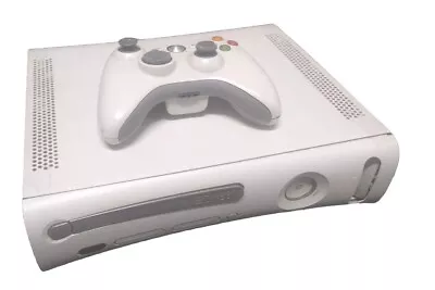 Microsoft Xbox 360 White Console For Parts Or Repair (Please Read) No Hd • $19.99