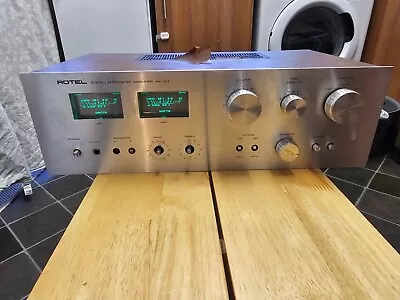 Vintage Rotel RA-314 Integrated Hi-Fi Amplifier (Parts/ Work Needed) • £19