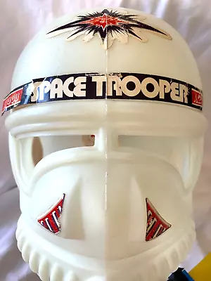 VERY RARE VTG STORMTROOPER TOY HELMET RARE W/ STICKERS! 70s GLOW IN THE DARK! • $59.99