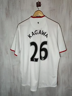 Manchester United 2012 2013 2014 Away Sz XL Nike Shirt Soccer Jersey Kit Kagawa • $49.95
