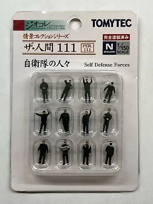 Tomytec 111 Self Defense Forces Police People Figures Detail Scenery N-Scale • $12.80