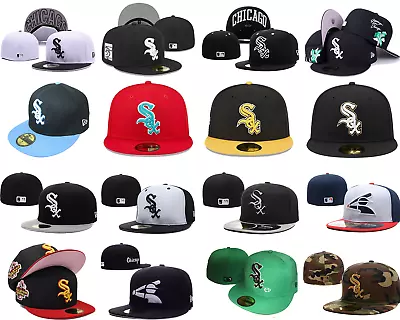 New Chicago White Sox New Era MLB Baseball Cap 59FIFTY 5950 Unisex • $19.68