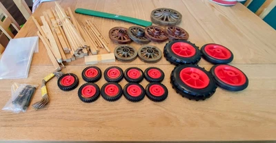 £0.99 • Buy New Moulded Wheels And Tyres For MODEL Tractor/Land Rover Etc