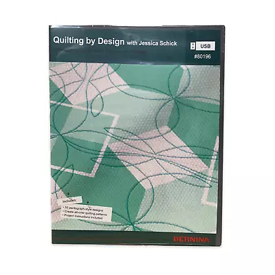 Bernina OESD Embroidery Quilting By Design With Jessica Schick 80196 USB • $69.95
