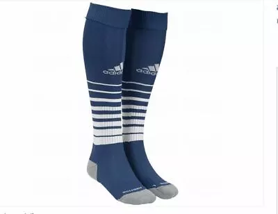 Adidas Team Speed Soccer Socks Climacool Formation Navy Blue Size Small 13c-4Y • $13.49