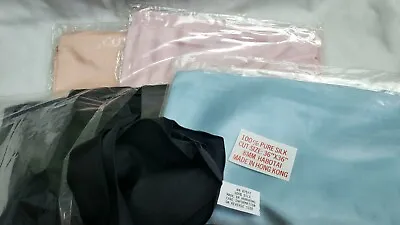 $25 • Buy 100% Pure Silk 8mm Habotai Fabric YOU PICK COLOR