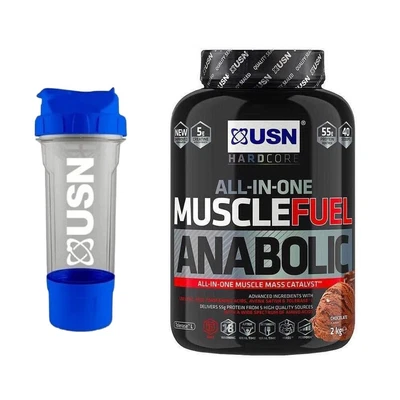 £41.99 • Buy USN Muscle Fuel Anabolic All-In-One Protein Powder 2KG 3 Flavours FREE SHAKER