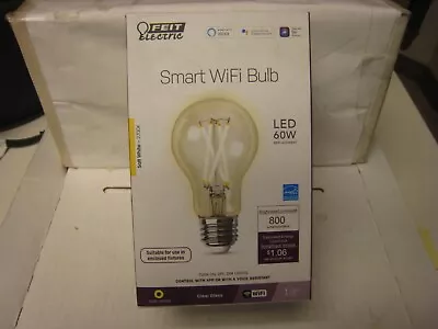 SMART WiFi LIGHT BULB - SOFT WHITE - 2700K - 800 LUMENS - LED 60 WATTS • $9.49