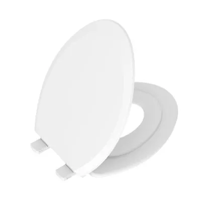 Elongated Unisex 2-in-1 Potty Training Toilet Seat In Daisy White Toilet Seat • $17.26