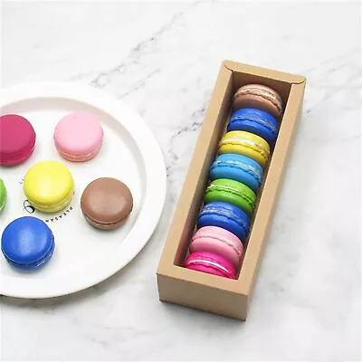 10pcs Dessert Boxes Wear-resistant Visible Delicate Design Macaron Gift Boxes • $15.70