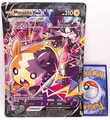 $3.99 • Buy Pokemon TCG - JUMBO - Morpeko V-Union SWSH287-290 Black Star Promo Card M/NM