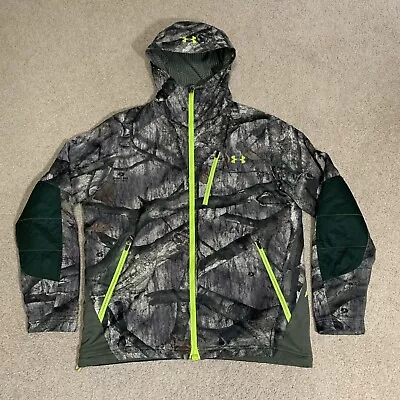 Under Armour Scent Control Infrared Camo Barrier Jacket Mossy Oak Treestand Lrg • $119.99